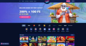 Casino Joy sister sites homepage