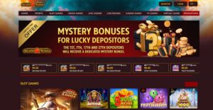 Golden 777 Nevada sister sites homepage