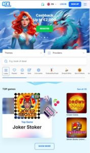 Ice Casino sister sites mobile