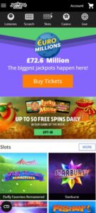 Jackpot.com sister sites mobile