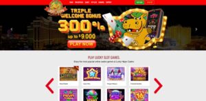 Lucky Hippo sister sites homepage