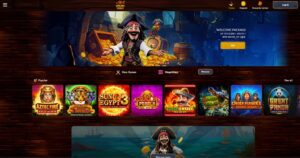 Pirate Spins sister sites homepage