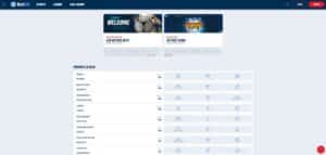 BetUK sister sites homepage