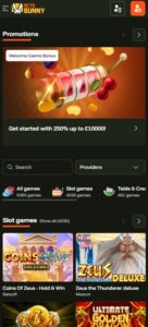 Bets Bunny sister sites mobile
