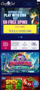 Cool Cat Casino sister sites mobile