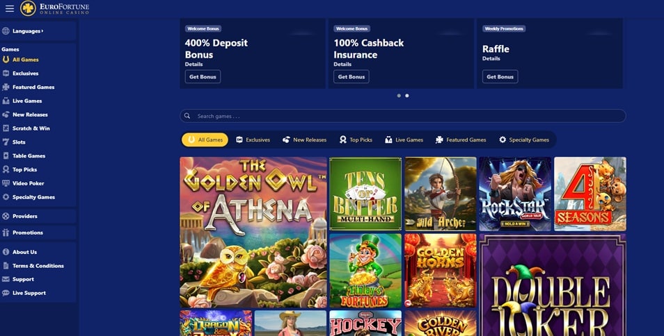 FatBet sister sites EuroFortune
