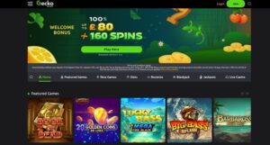 Gecko Play sister sites homepage