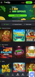 Gecko Play sister sites mobile