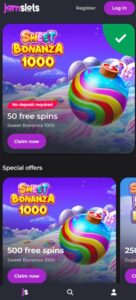 Jam Slots sister sites mobile