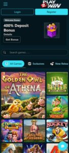 Play2Win sister sites mobile