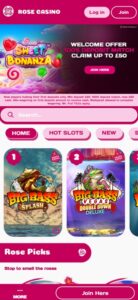 Rose Casino sister sites mobile
