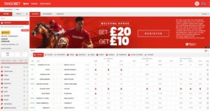 Tangobet sister sites homepage