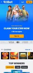 30Bet sister sites mobile