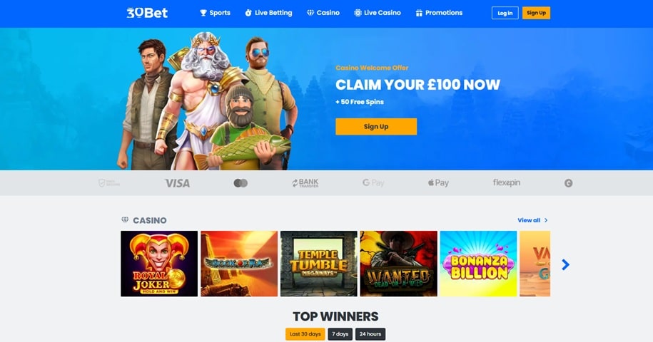 7abet sister sites 30bet