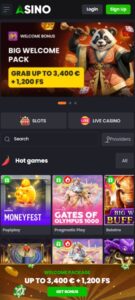 Asino sister sites mobile