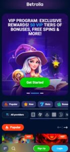 Betrolla sister sites mobile