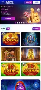 Europe Fortune sister sites mobile