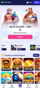 Fortunica sister sites mobile