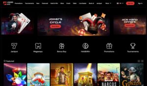 Jokers Ace sister sites homepage