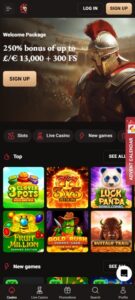 LegionBet sister sites mobile
