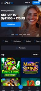 Lucky Vibe sister sites mobile