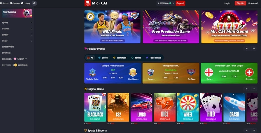 qbet sister sites mr cat