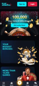 Play Admiral sister sites mobile