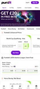 Punt It sister sites mobile