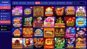 OnLuck sister sites EvoSpin