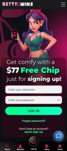 Betty Wins sister sites mobile