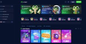 Cybet Casino homepage