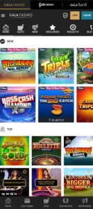 Gala Casino sister sites mobile