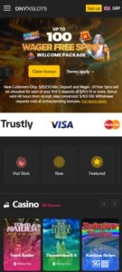 Onyx Slots sister sites mobile