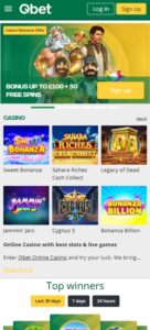 Qbet sister sites mobile