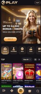 SevenPlay sister sites mobile