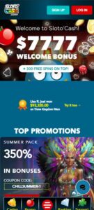 Slotocash sister sites mobile