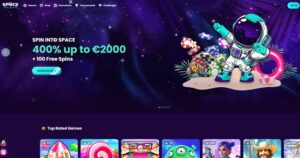 Space Slots sister sites homepage