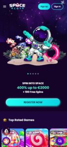 Space Slots sister sites mobile