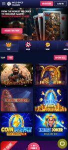 Wild Dice Casino sister sites mobile