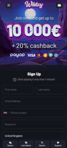 Wildzy Casino sister sites mobile