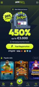 Winzter sister sites mobile