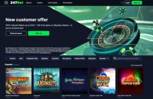 247Bet sister sites homepage