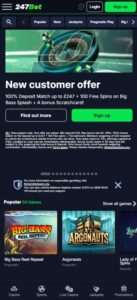247Bet sister sites mobile