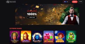 Casino Extreme sister sites homepage