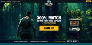 SlotsWin sister sites Island Reels