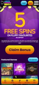 Lights Camera Bingo sister sites mobile