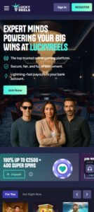 Lucky Reels sister sites mobile