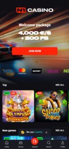 N1 Casino sister sites mobile