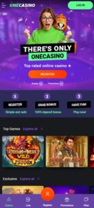 One Casino sister sites mobile