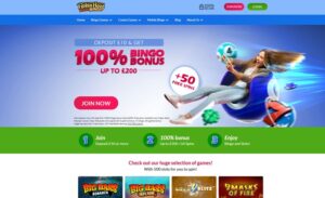 Robin Hood Bingo sister sites homepage